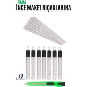 Transformacion 718656 70 Adet 9 mm Küçük Boy İçin Maket Bıçak Yedeği