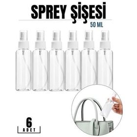 Transformacion 718727 50 ml 6 Adet Püskürtücü Boş Sprey Şişe