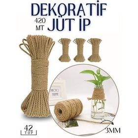 Transformacion 718735 42 Top 420 m Jüt Çok Amaçlı Dekoratif İp