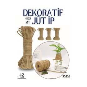 Transformacion 718735 42 Top 420 m Jüt Çok Amaçlı Dekoratif İp