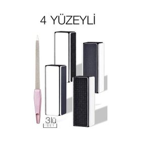 Transformacion 718792 4 Yüzeyli Törpü ve Parlatma Blok Sünger 3'lü Set