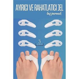 Transformacion 718809 3 Çift Baş Parmak Parmak Ayırıcı ve Rahatlatıcı