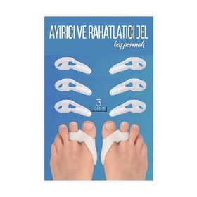 Transformacion 718809 3 Çift Baş Parmak Parmak Ayırıcı ve Rahatlatıcı