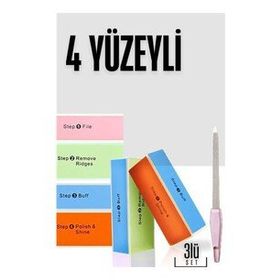 Transformacion 718814 28+14 Adet 4 Yüzeyli Törpü ve Parlatma Blok Sünger