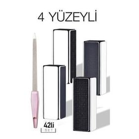 Transformacion 718814 28+14 Adet 4 Yüzeyli Törpü ve Parlatma Blok Sünger
