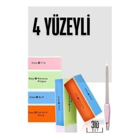 Transformacion 718814 28+14 Adet 4 Yüzeyli Törpü ve Parlatma Blok Sünger