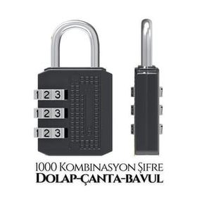 Transformacion 718877 Şifreli 35 mm Medium Dolap Çanta Bavul Kilidi