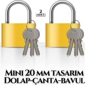 Transformacion 718880 Mini 20 mm 2 Adet Dolap Çanta Bavul Kilidi