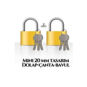 Transformacion 718880 Mini 20 mm 2 Adet Dolap Çanta Bavul Kilidi