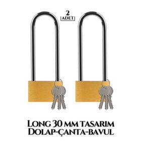 Transformacion 718882 Long 30 mm 2 Adet Dolap Çanta Bavul Kilidi