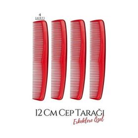 Transformacion 718894 12 cm 4 Adet Erkek Cep Tarağı