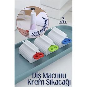 Transformacion 719172 3'lü Tuppo Design Diş Macunu Krem Sıkacağı