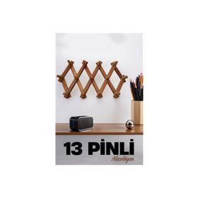Transformacion 719210 13 Pinli 50 cm Ahşap Akordiyon Askı