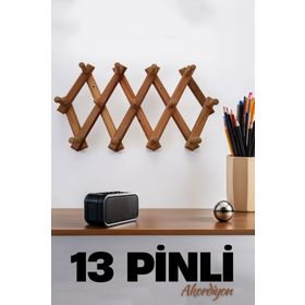 Transformacion 719210 13 Pinli 50 cm Ahşap Akordiyon Askı