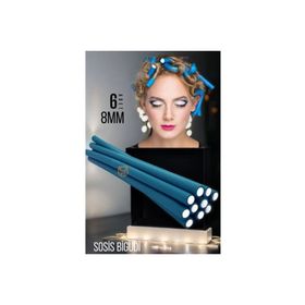 Transformacion 719267 8 mm 6'lı Paket Sosis Latex Bigudi