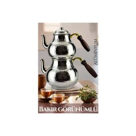 Transformacion 719293 Bakır Görünümlü Alüminyum 750+1600 ml Çaydanlık Seti