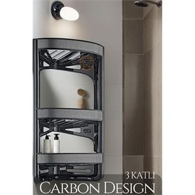 Transformacion 719296 Carbon Design Banyo Köşe Rafı