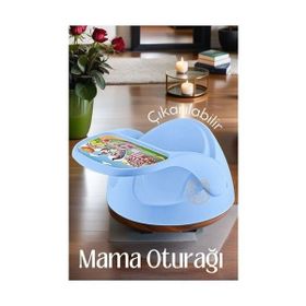 Transformacion 719332 Çıkarılabilir Mama Oturağı Masa Mavi Mama Sandalyesi