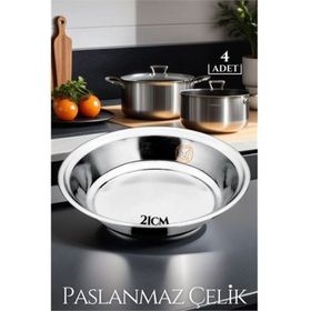 Transformacion 719554 4x21 cm Paslanmaz Celik B. Caprio Design Tabak Seti
