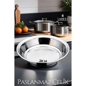 Transformacion 719554 4x21 cm Paslanmaz Celik B. Caprio Design Tabak Seti
