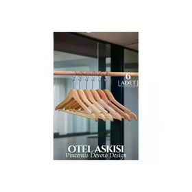 Transformacion 719598 6'lı Ahşap Vincentis Devoto Design Otel Tip Askı