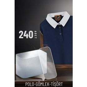 Transformacion 719822 240 Adet Polo Yaka T-shirt Yaka Dikleştirici