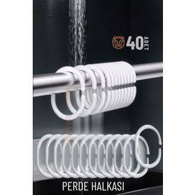 Transformacion 719911 40 Adet Banyo Perde Halkaları