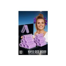 Transformacion 720025 2.5 cm 10 Adet Solingen Professional Kafes Gece Bigudisi