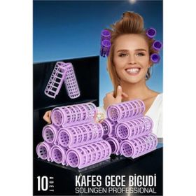 Transformacion 720025 2.5 cm 10 Adet Solingen Professional Kafes Gece Bigudisi