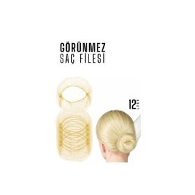 Transformacion 720100 Sarı Görünmez 12 Adet Saç Filesi