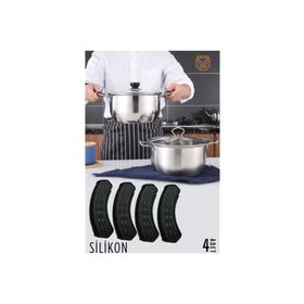 Transformacion 720172 Silikon 4 Adet Tencere Tutucu