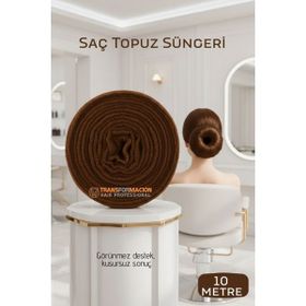 Transformacion 720599 Kahve 10 mt Forero Design Saç Topuz Süngeri