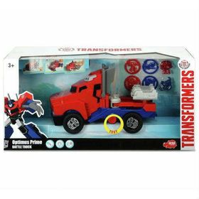 Transformers Optimus Prime Battle Truck Sesli Disk Atan Araç