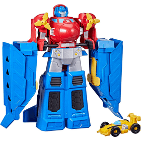 Transformers Optimus Prime Jumbo Jet Yarışçısı