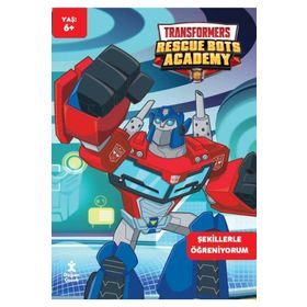 Transformers Rescue Bots Academy Şekillerle Öğreniyorum Faaliyet Kitabı - Doğan Egmont