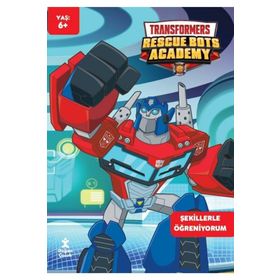 Transformers Rescue Bots Academy Şekillerle Öğreniyorum Faaliyet Kitabı - Doğan Egmont