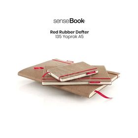 Transotype 135 Yaprak A5 Sensebook Red Rubber Defter