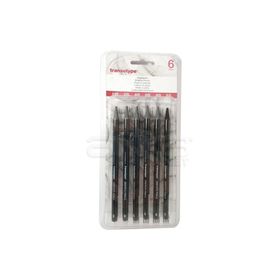 Transotype Woodless 6'lı Grafit Kalem Seti