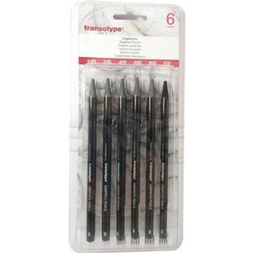 Transotype Woodless 6'lı Grafit Kalem Seti