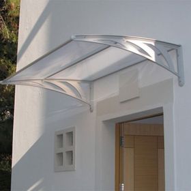 Transpaforza 1.10 200x100 Beyaz Kapı Üstü Sundurma