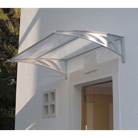 Transpaforza 1.10 200x100 Beyaz Kapı Üstü Sundurma