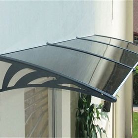 Transpaforza 1.12 120x100 Gri Kapı Üstü Sundurma