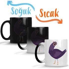 Trash Dove Purple Smiley Syd Weiler Sihirli Porselen Kupa