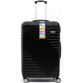 Travel Polo A1004 Siyah Abs Büyük Boy Valiz