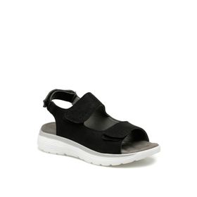 Travel Soft TRV1870.Z1FX Siyah Kadın Sandalet