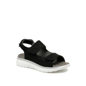 Travel Soft TRV1870.Z1FX Siyah Kadın Sandalet
