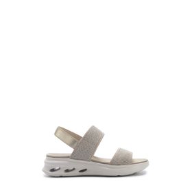 Travel Soft TRV2766.ZFX Dolgu Topuk Bej Kadın Sandalet