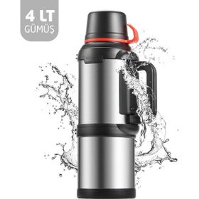 Travel Titi 6270 Gümüş 4 lt Pot Çelik Termos
