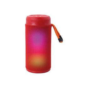 Trax TBS 1100 RGB Işıklı Kırmızı Bluetooth Speaker