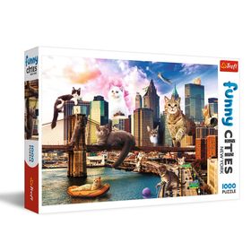 Trefl 1000 Parça New York'taki Kediler Puzzle